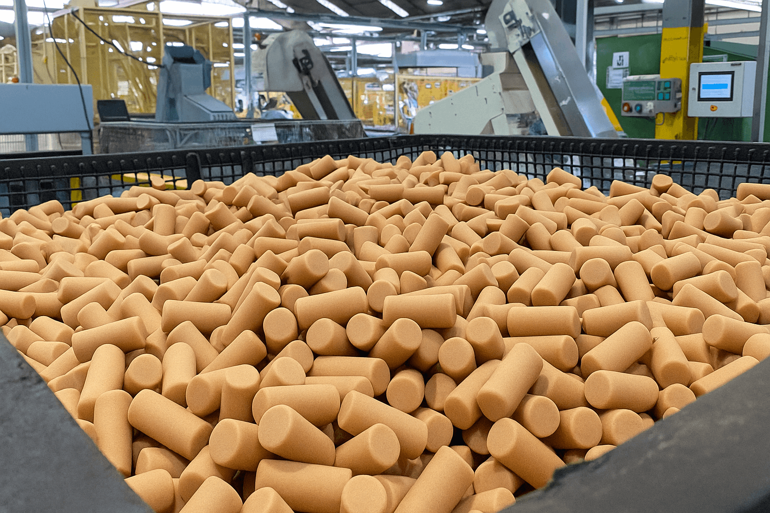 Synthetic corks manufacturing