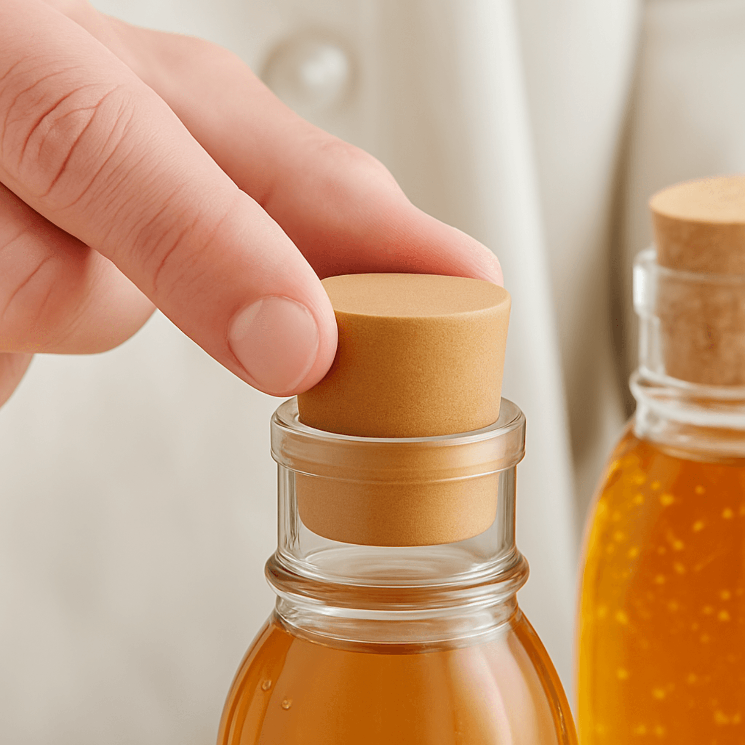 Technical specifications of synthetic cork closures for food products