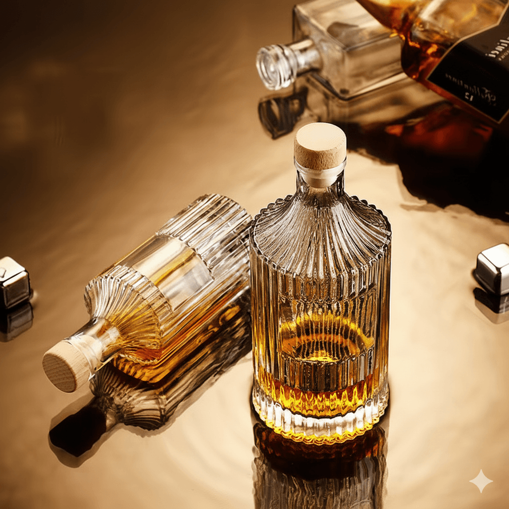 Elegant closure for premium vodka with sophisticated branding options