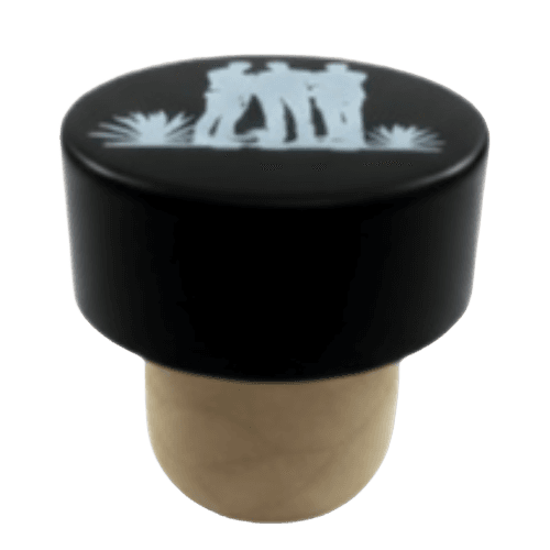 Aluminium-top closure with custom top surface printing for branding